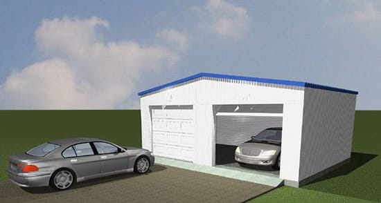 Гараж из сэндвич панелей своими руками